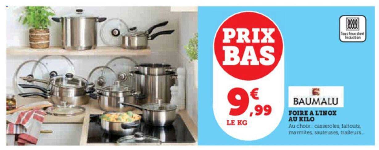 foire à l'inox au kilo baumalu