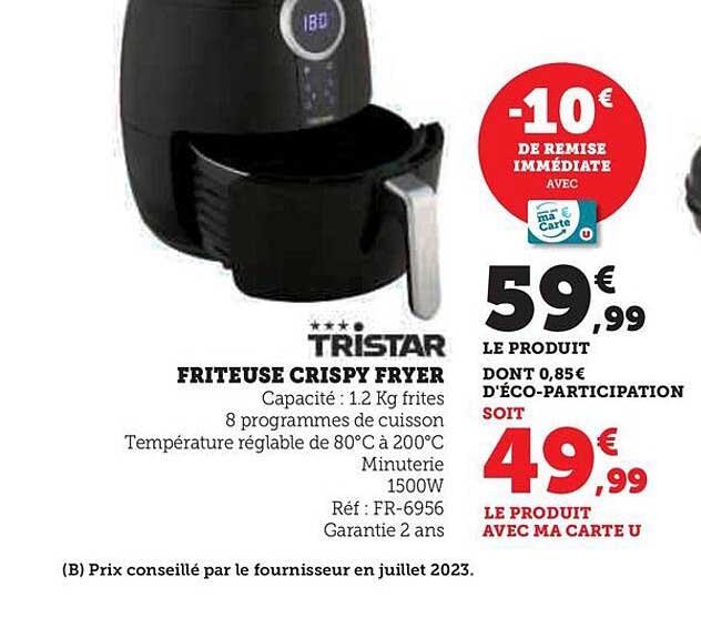 Friteuse Crispy Fryer Tristar
