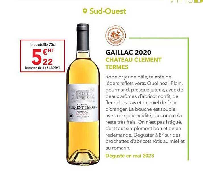 gaillac 2020 château clément termes