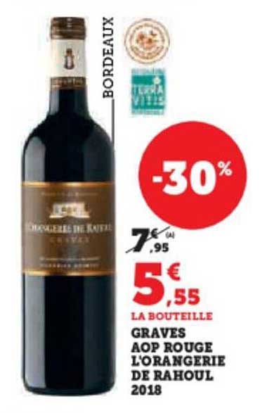 graves aop rouge l'orangerie de rahoul 2018