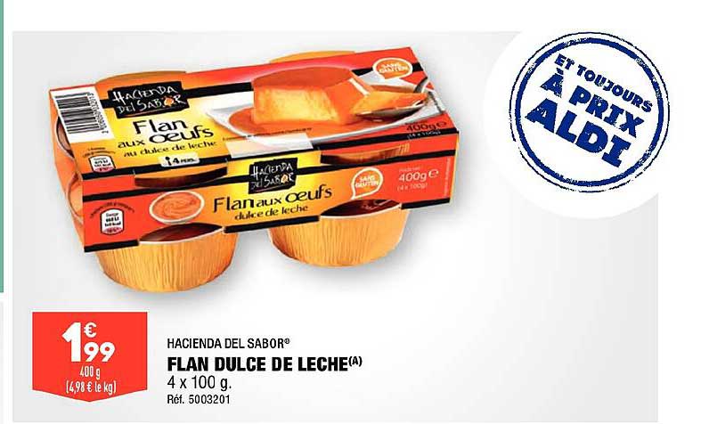 hacienda del sabor flan dulce de leche