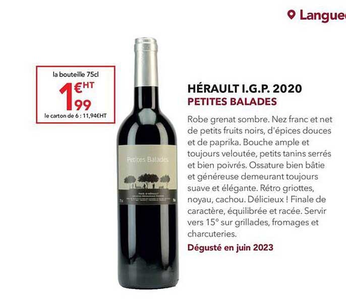 hérault i.g.p. 2020 petites balades