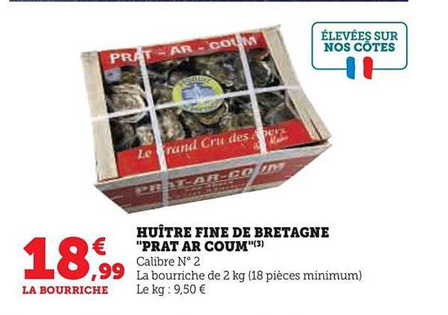 huître fine de bretagne "prat ar coum"