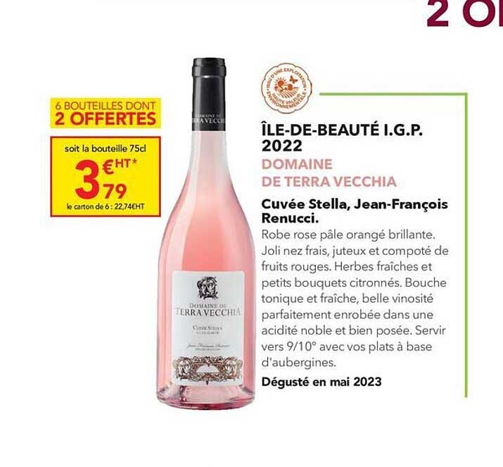île-de-beauté i.g.p. 2022 domaine de terra vecchia