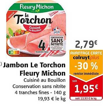 jambon le torchon fleury michon