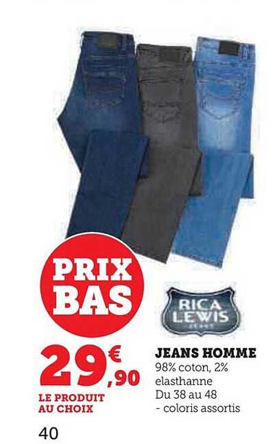 Jeans Homme Rica Lewis