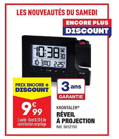 krontaler réveil à projection