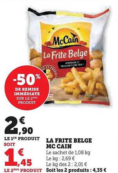 la frite belge mc cain