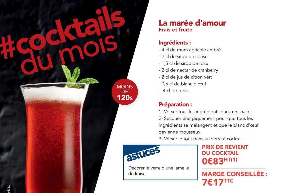 la marée d'amour frais et fruité