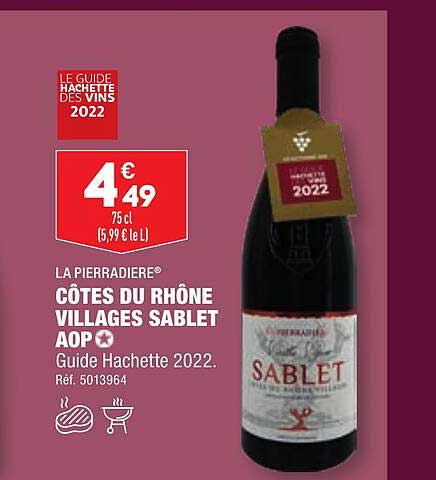 La Pierradière Côtes Du Rhône Villages Sablet Aop