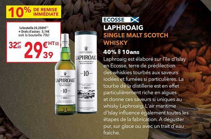 laphroaig single malt scotch whisky