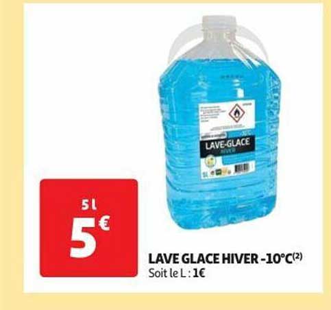 lave glace hiver -10°c