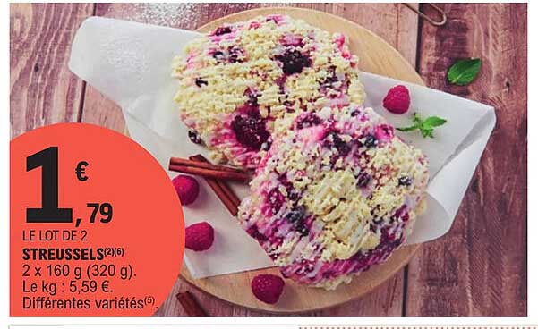 Le Lot De 2 Streussels