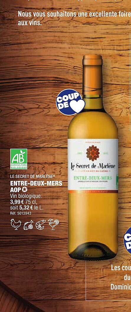 les secret de marlène entre-deux-mers aop