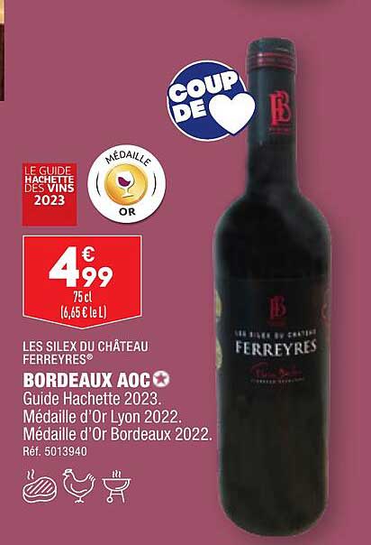 les silex du château ferreyres bordeaux aoc