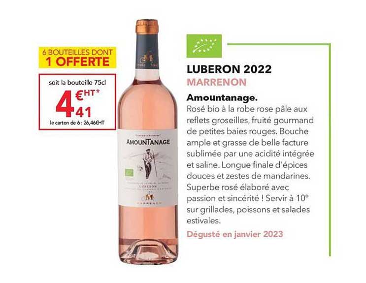 Luberon 2022 Marrenon Amountanage