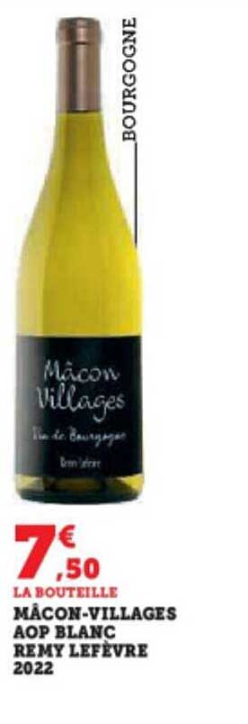 mâcon-villages aop blanc remy lefèvre 2022