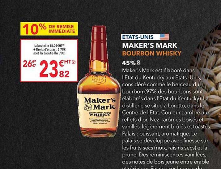 maker's mark bourbon whisky