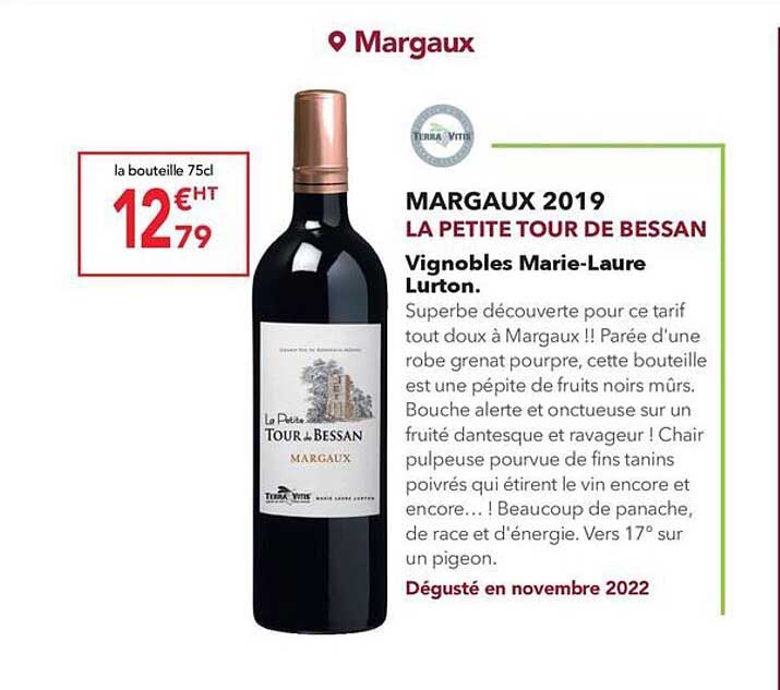 margaux 2019 la petite tour de bessan
