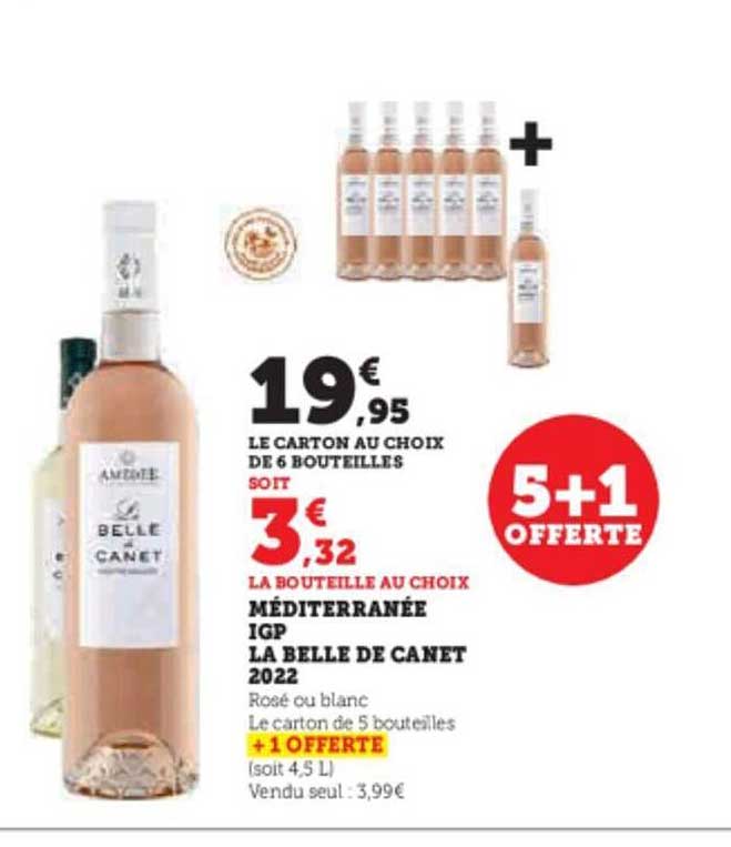 Méditerranée Igp La Belle De Canet 2022