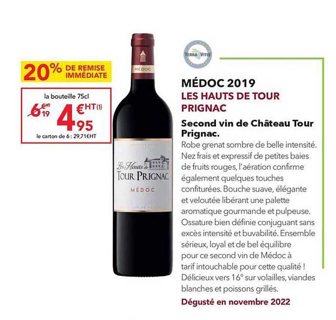 médoc 2019 les hauts de tour prignac