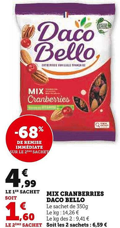 Mix Cranberries Daco Bello