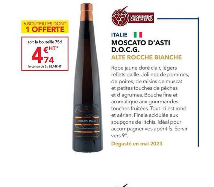 moscato d'asti d.o.c.g. alte rocche bianche