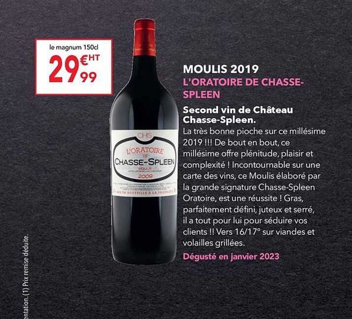 moulis 2019 l'oratoire de chasse spleen