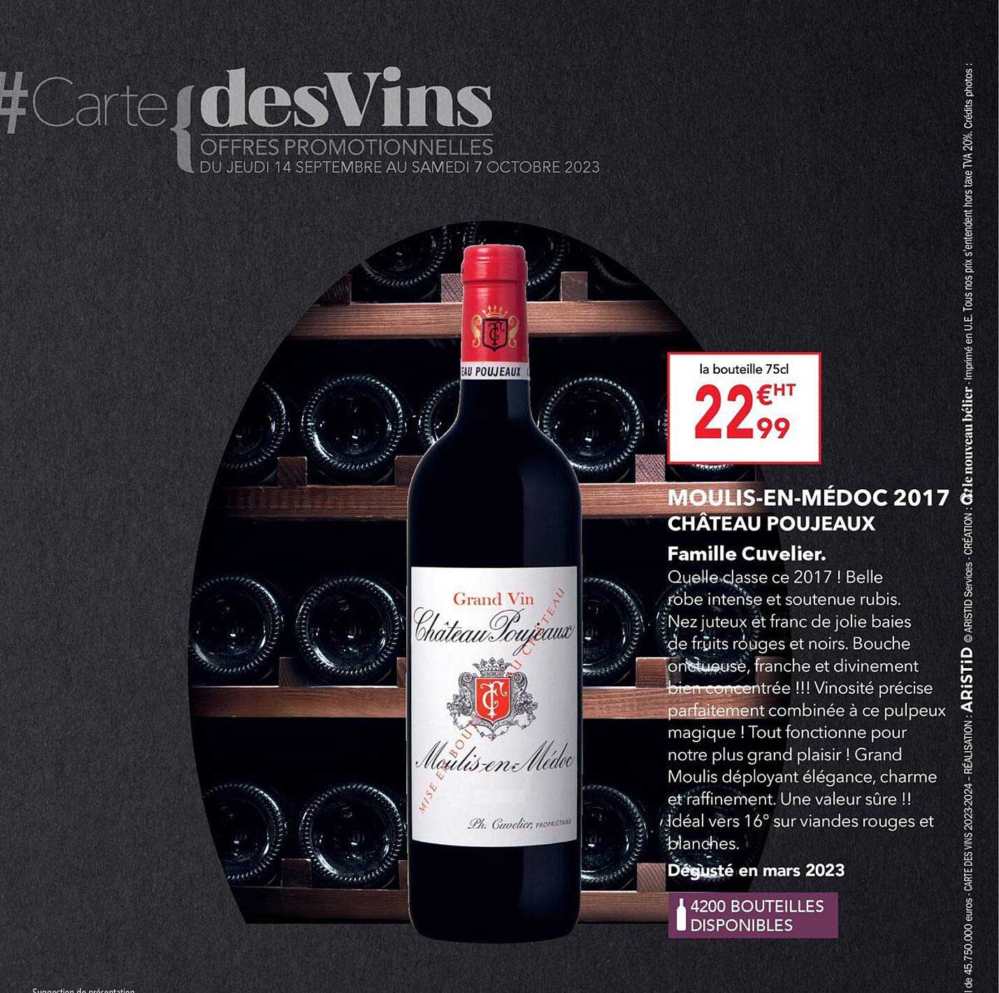 moulis-en-médoc 2017 château poujeaux