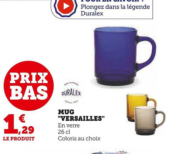 mug "versailles" duralex