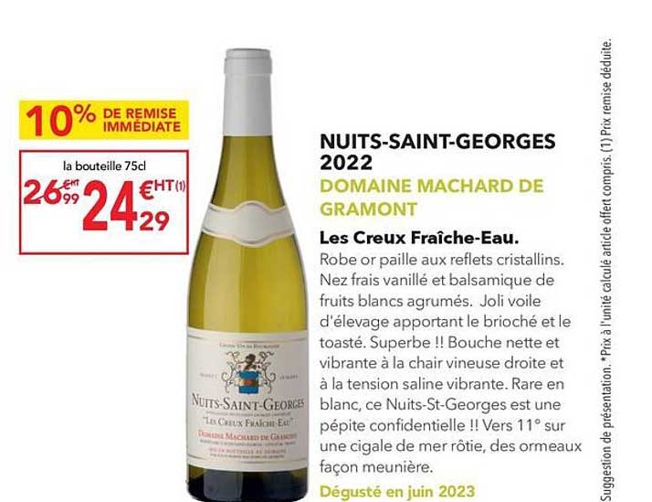 nuits-saint-georges 2022 domaine machard de gramont