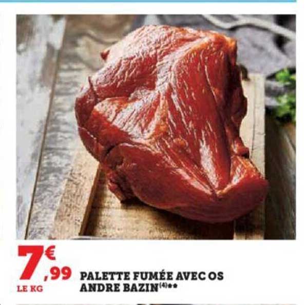 palette fumée avec os andré bazin