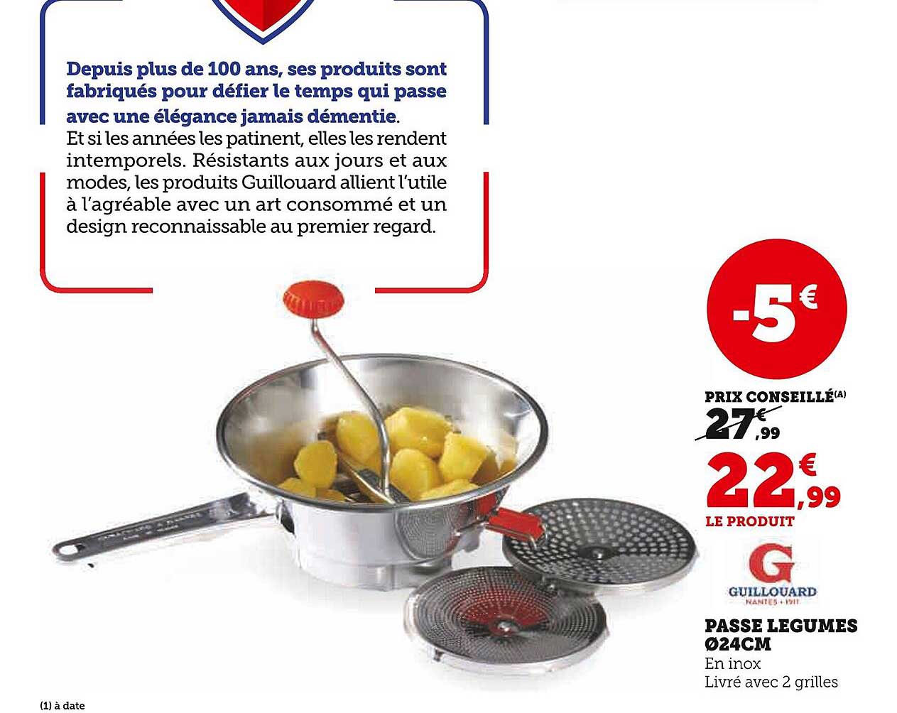 passe légumes ø 24 cm guillouard