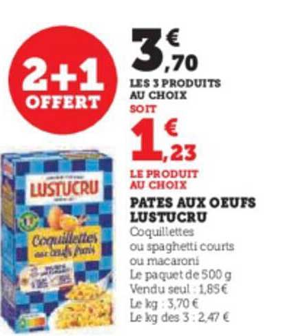 Pâtes Aux Oeufs Lustucru