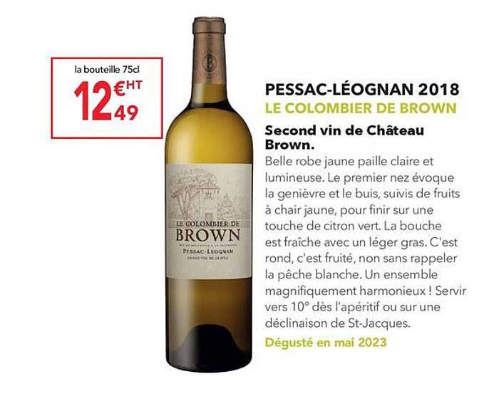 pessac-léogna 2018 le colombier de brown