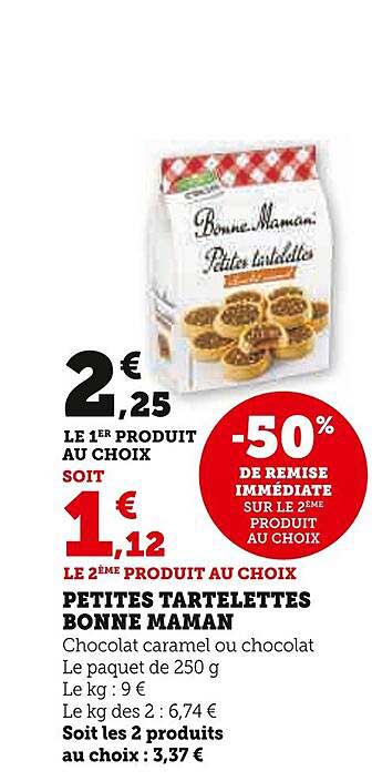 petites tartelettes bonne maman