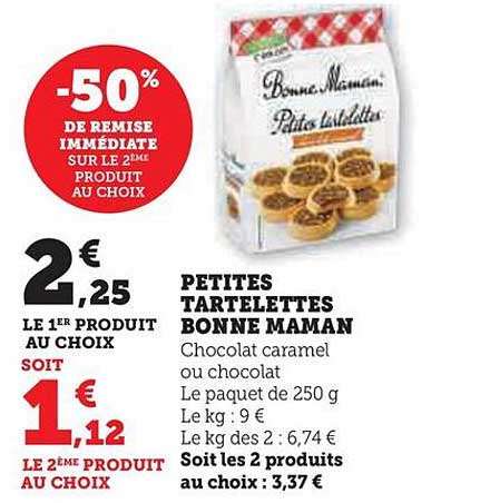 petites tartelettes bonne maman