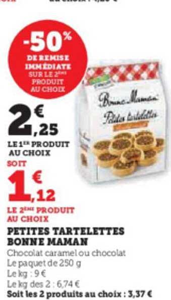 petites tartelettes bonne maman