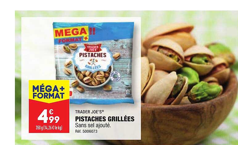 pistaches grillées trader joe's