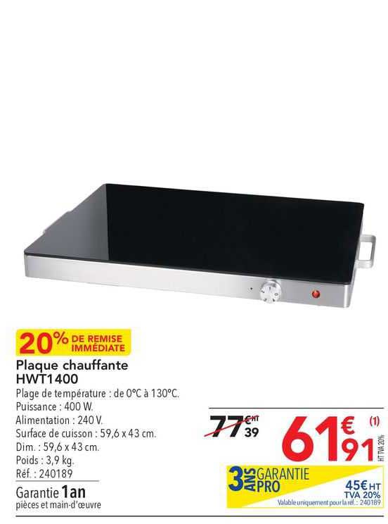 Plaque Chauffante Hwt1400