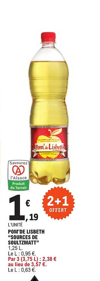 pomm'de lisbeth "sources de soultzmatt"