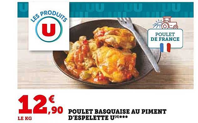 poulet basquaise au piment d'espelette u