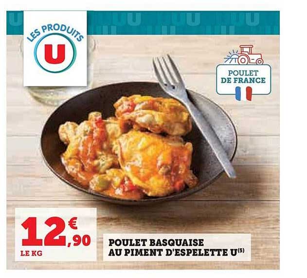 poulet basquaise au piment d'espelette u