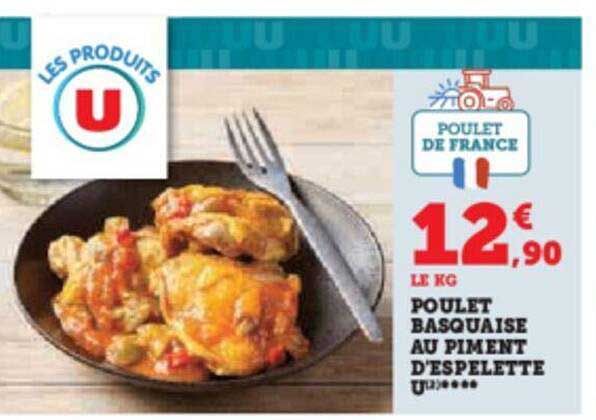 poulet basquaise au piment d'espelette