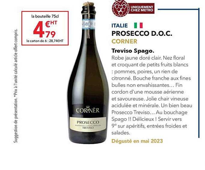 prosecco d.o.c. corner treviso spago
