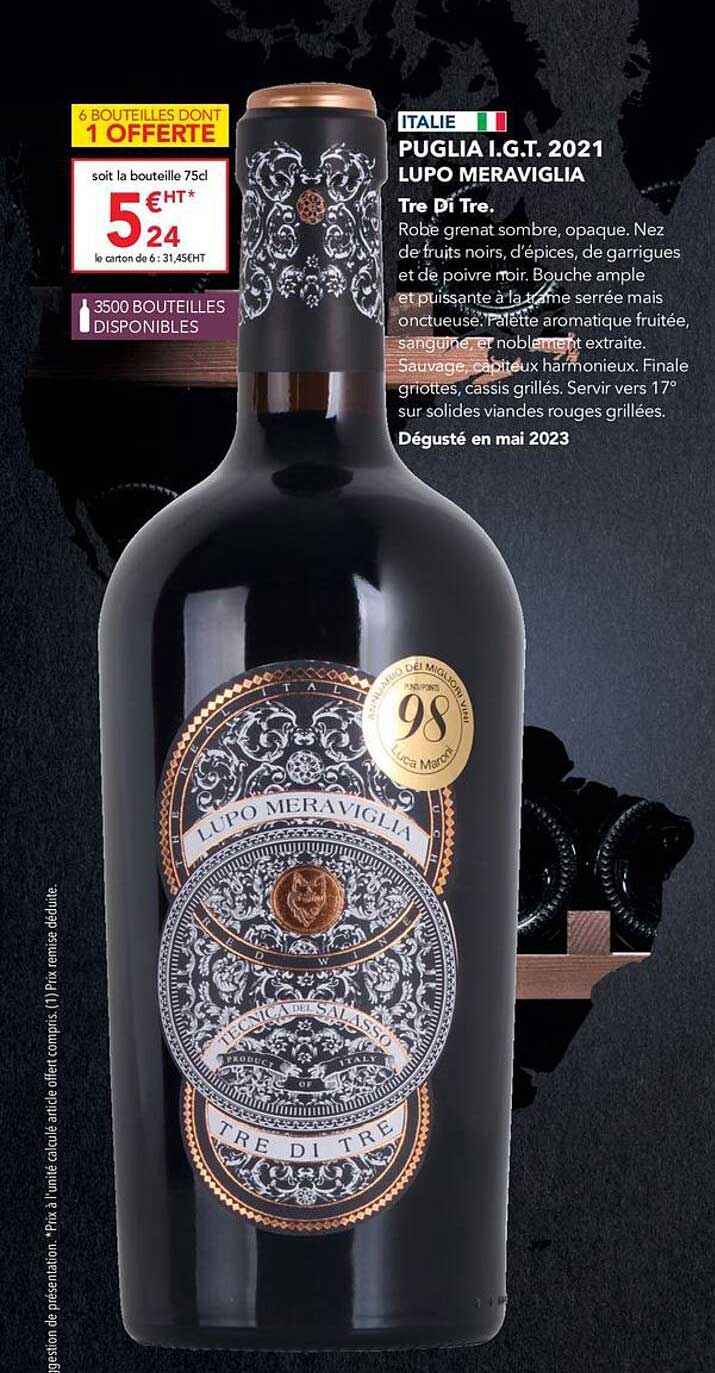 puglia i.g.t. 2021 lupo meraviglia