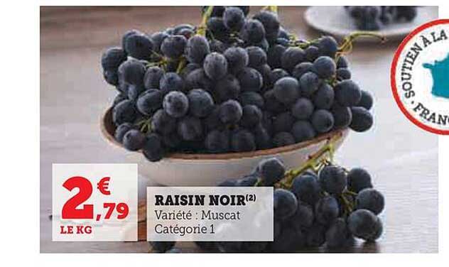 Raisin Noir Muscat