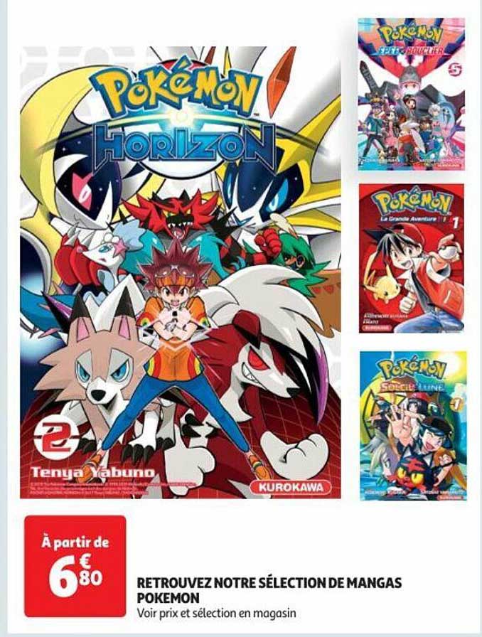 retrouvez notre sélection de mangas pokémon