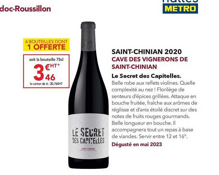 saint-chinian 2020 cave des vignerons de saint-chinian