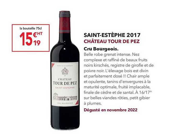 saint-estèphe 2017 château tour de pez